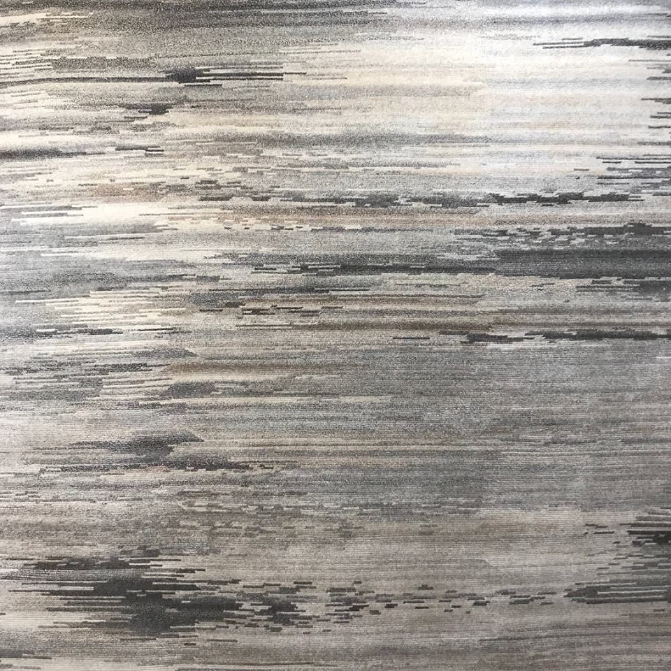 silver grey black rug